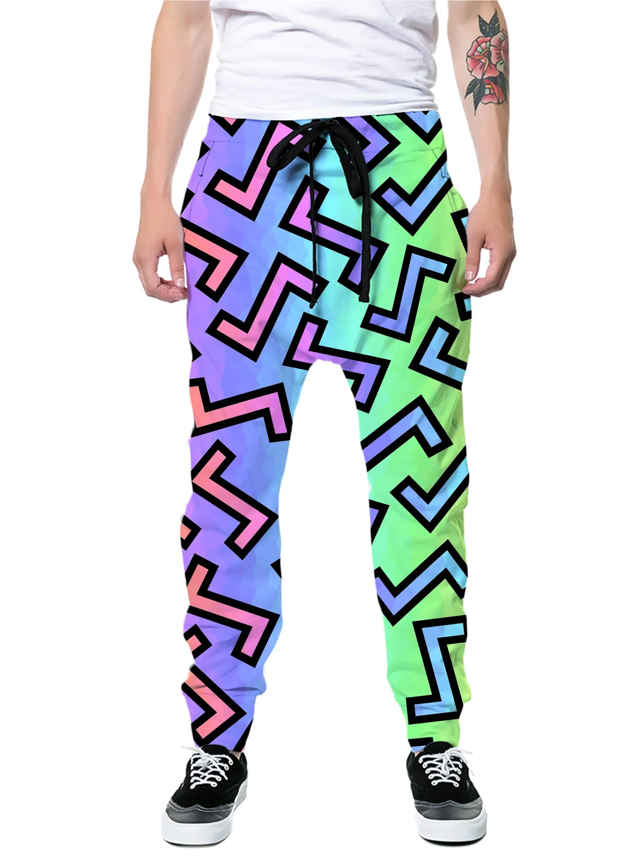 80s Rainbow Hoodie and Joggers Combo