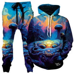 Abstract Protest Hoodie and Joggers Combo