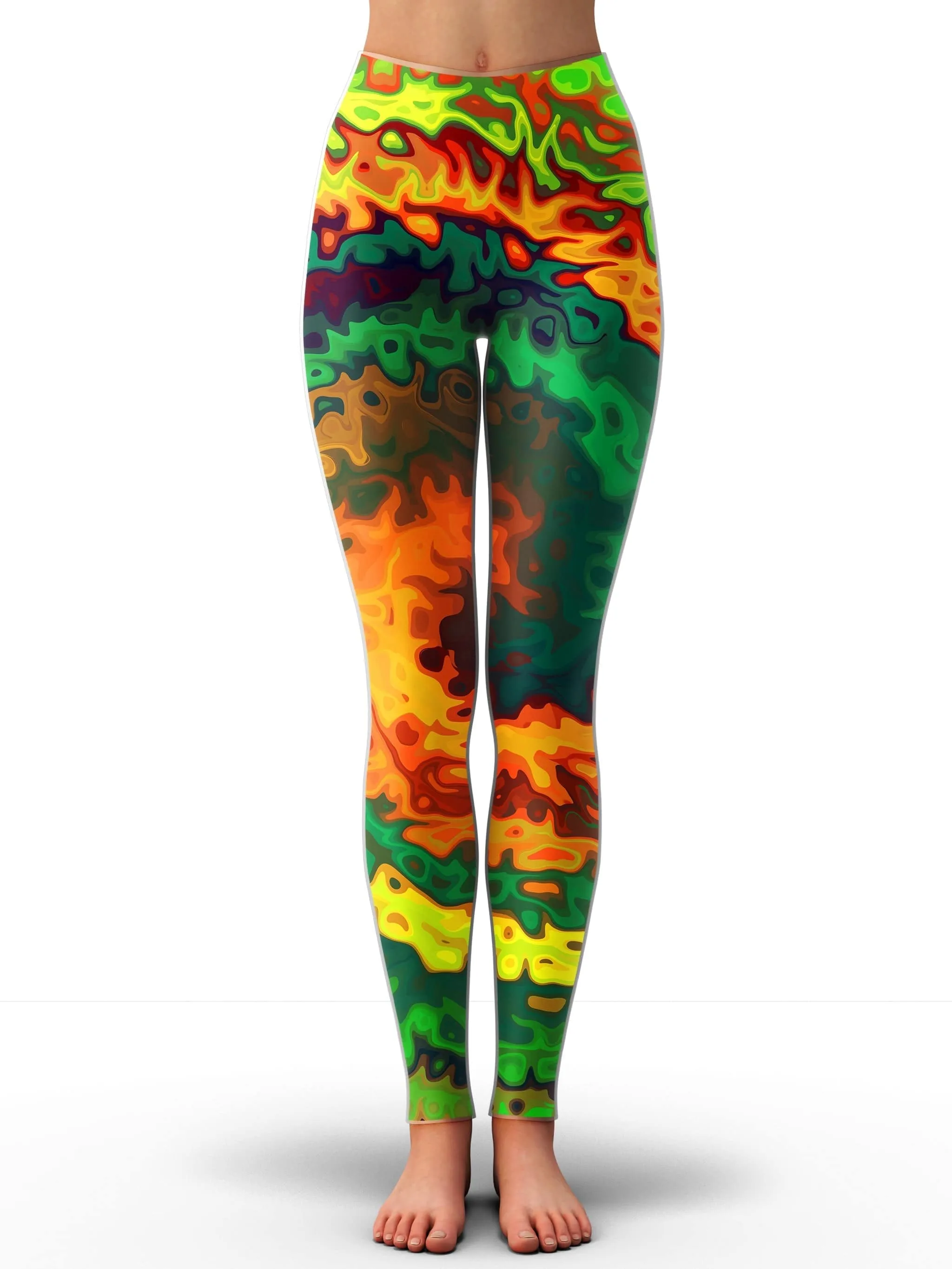 Abstract Rotation Hoodie and Leggings Combo