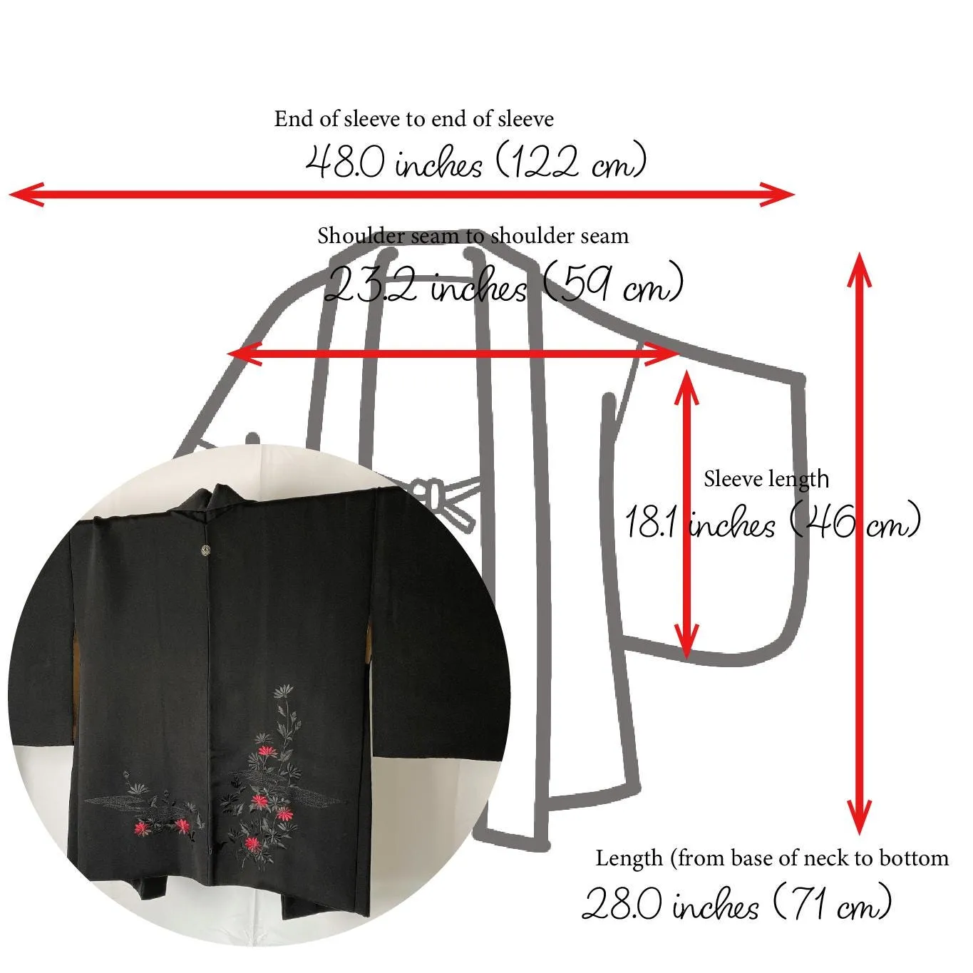 Black Ebaori, Japanese Haori, Pink Flower, Stain, Women's Jacket, Cardigan, Casual Layer, Versatile top, Housewear, Kimono