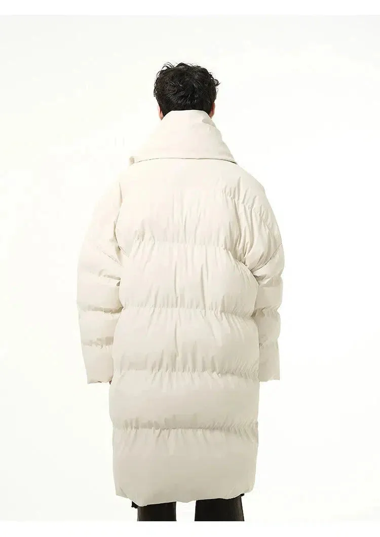 ChicMy-Fall Outfits -Autumn/Winter Coat Jacket INS Style Street Fashion Mid-length Puffer Coats with scarf