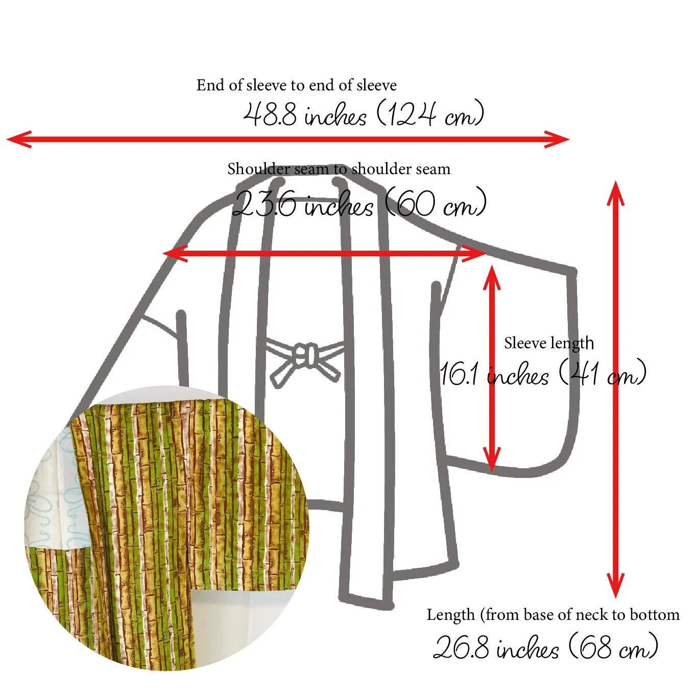 Green Bamboo Haori, Japanese Kimono, Women's Jacket, Cardigan, Casual Layer, Versatile top, Housewear, Kimono, Chic Layer-J