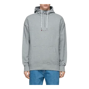 Half Zip Hooded Sweatshirt Gray