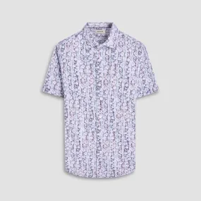 Miles Striped Floral OoohCotton Short-Sleeve Shirt