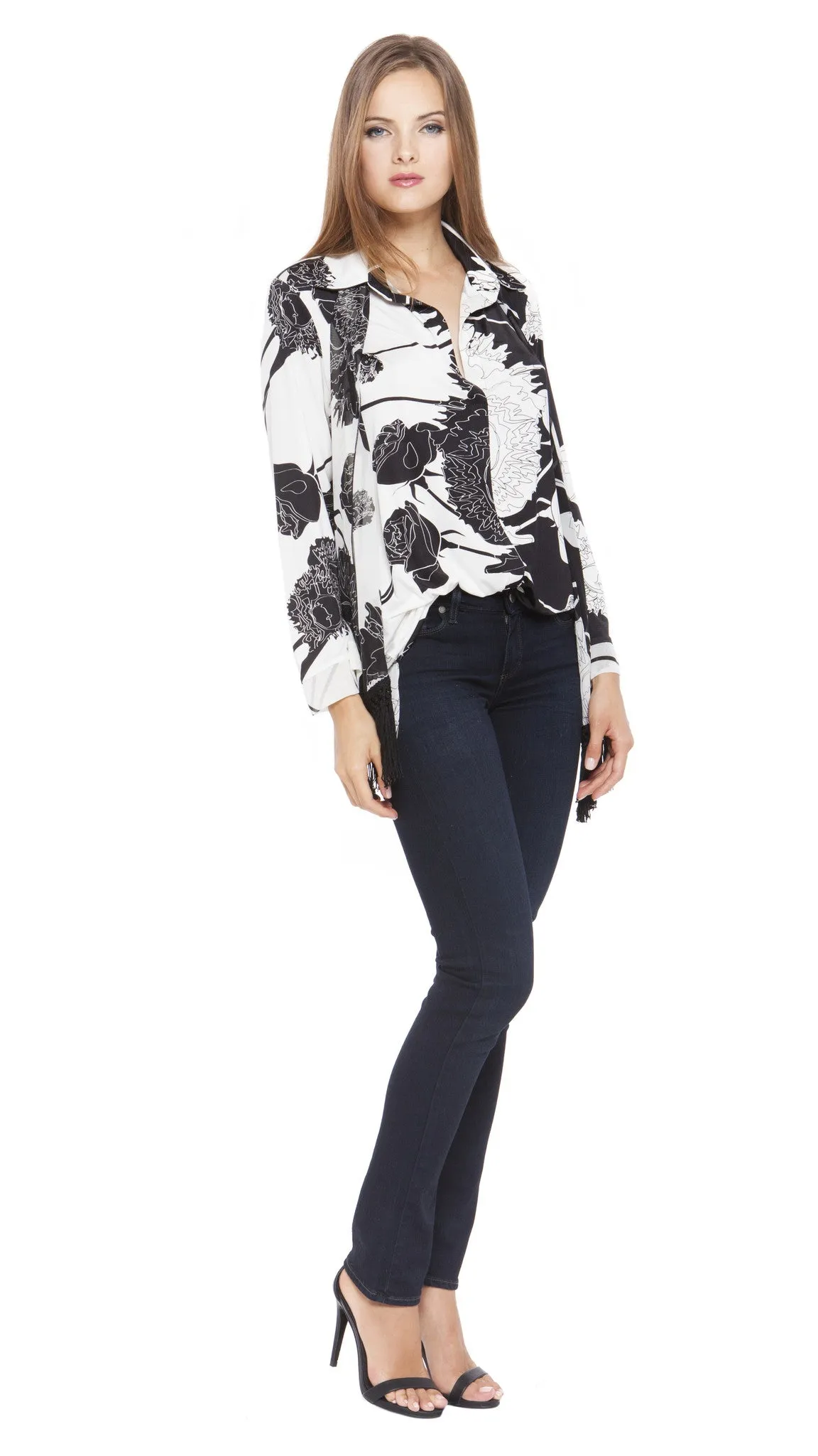 Nicola Fringe Scarf Tunic