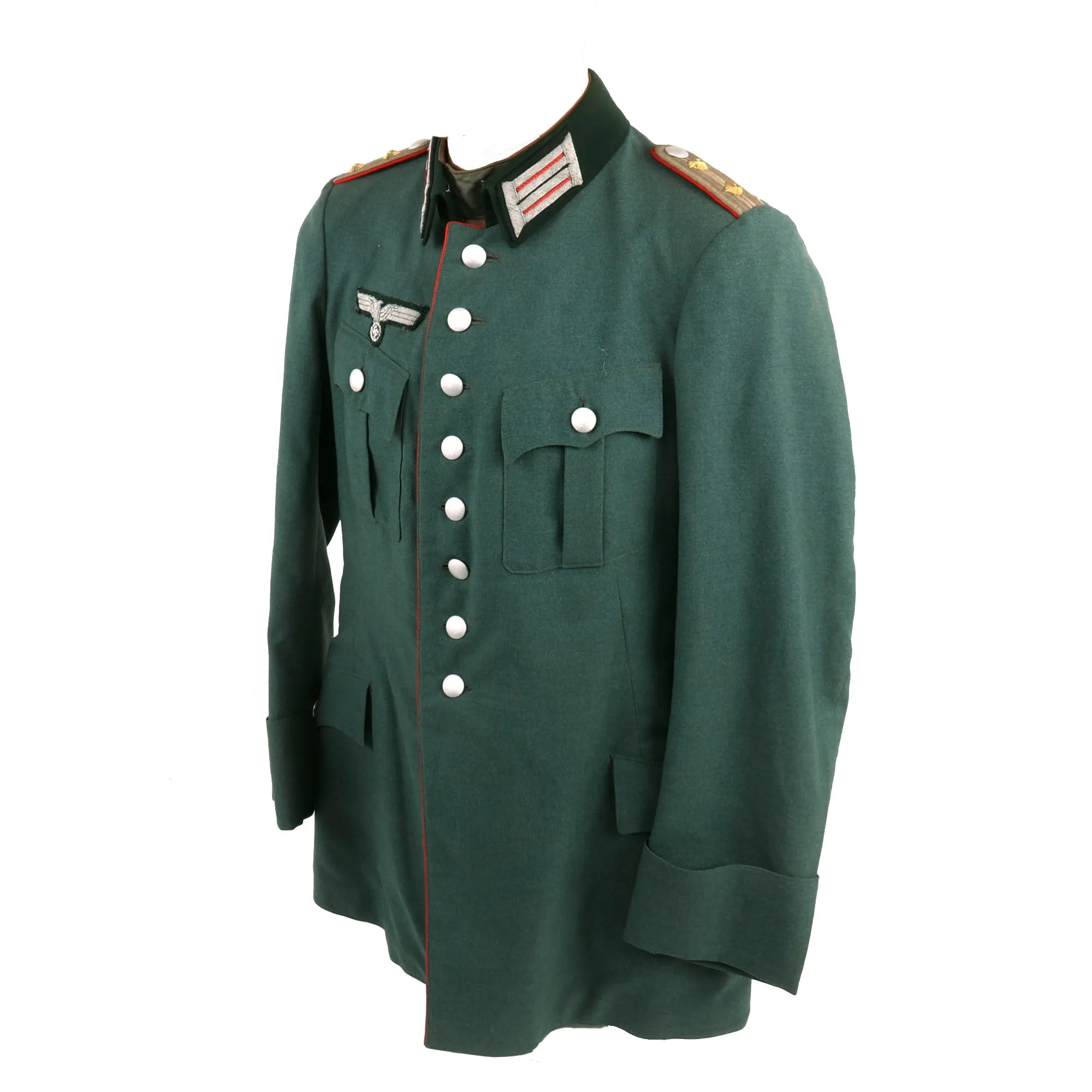 Original German WWII Heer Artillery Hauptmann Officer's M36 Field Uniform Tunic