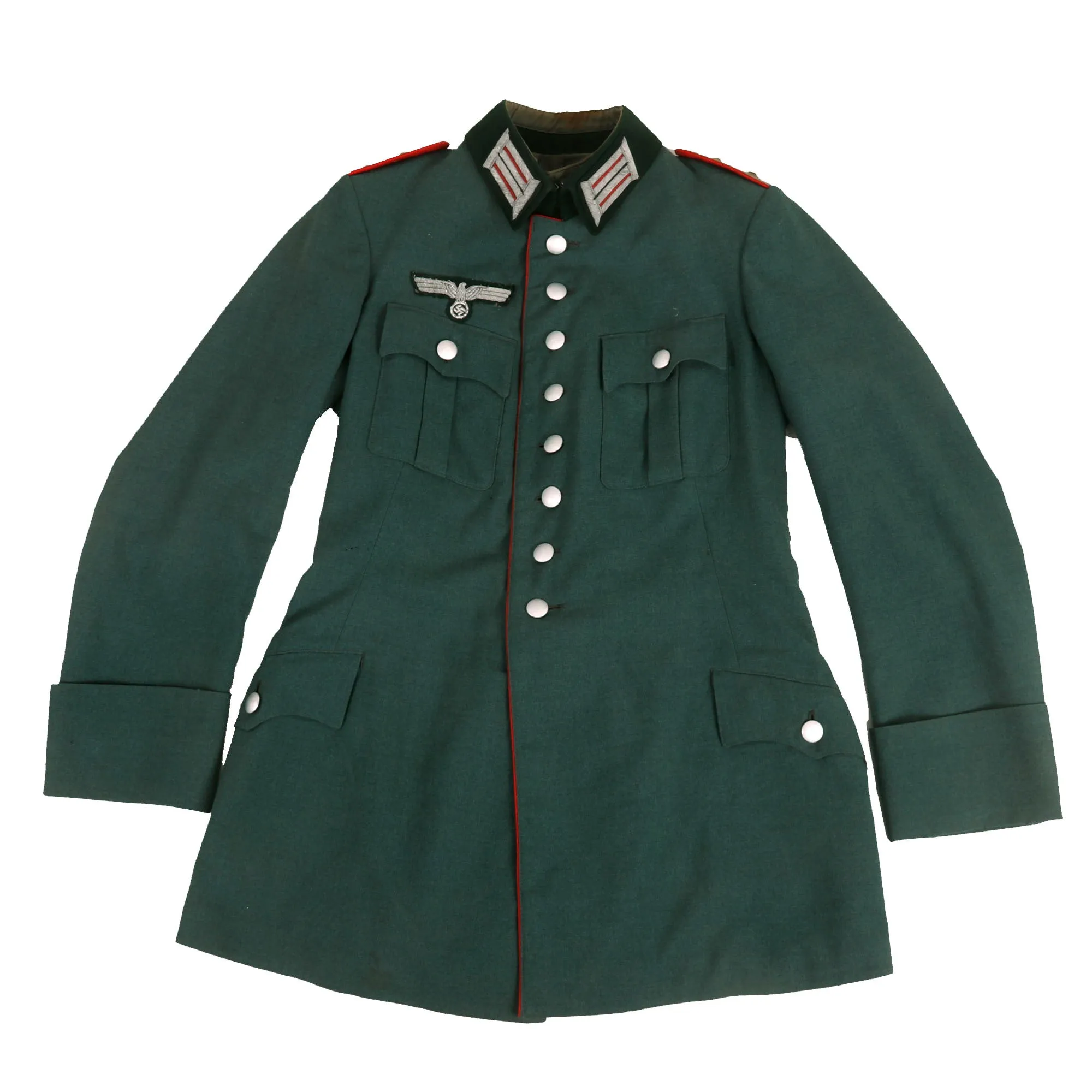 Original German WWII Heer Artillery Hauptmann Officer's M36 Field Uniform Tunic
