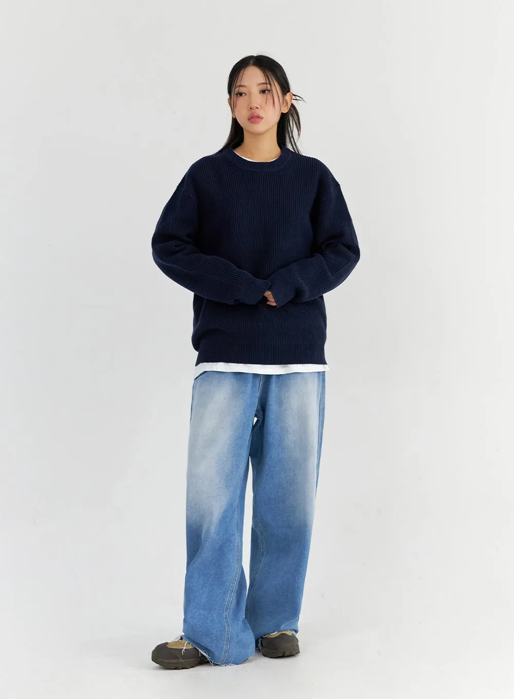 Oversize Long Sleeve Sweater CO327