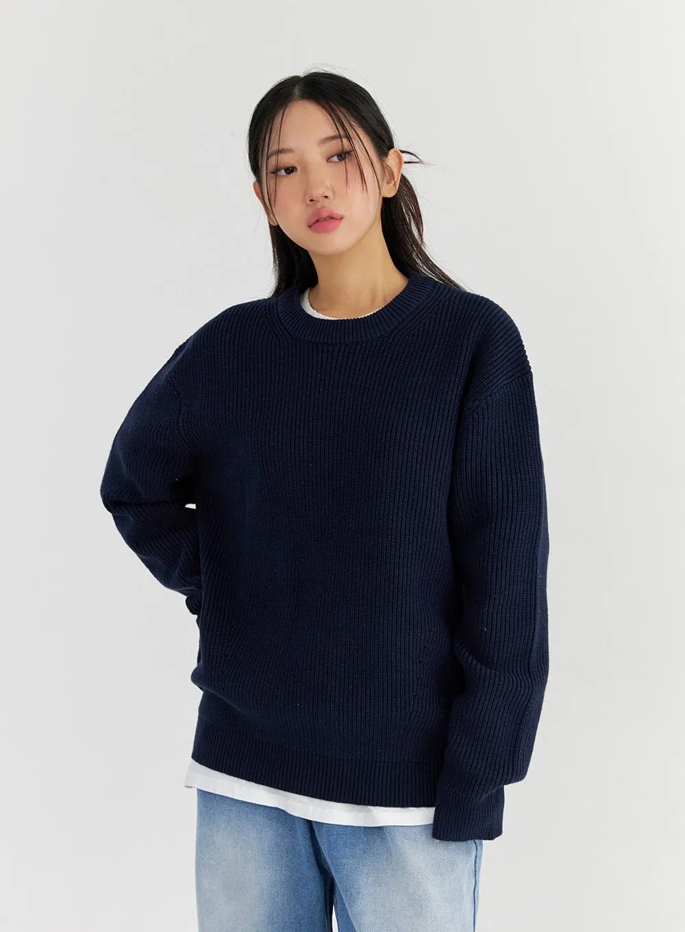 Oversize Long Sleeve Sweater CO327