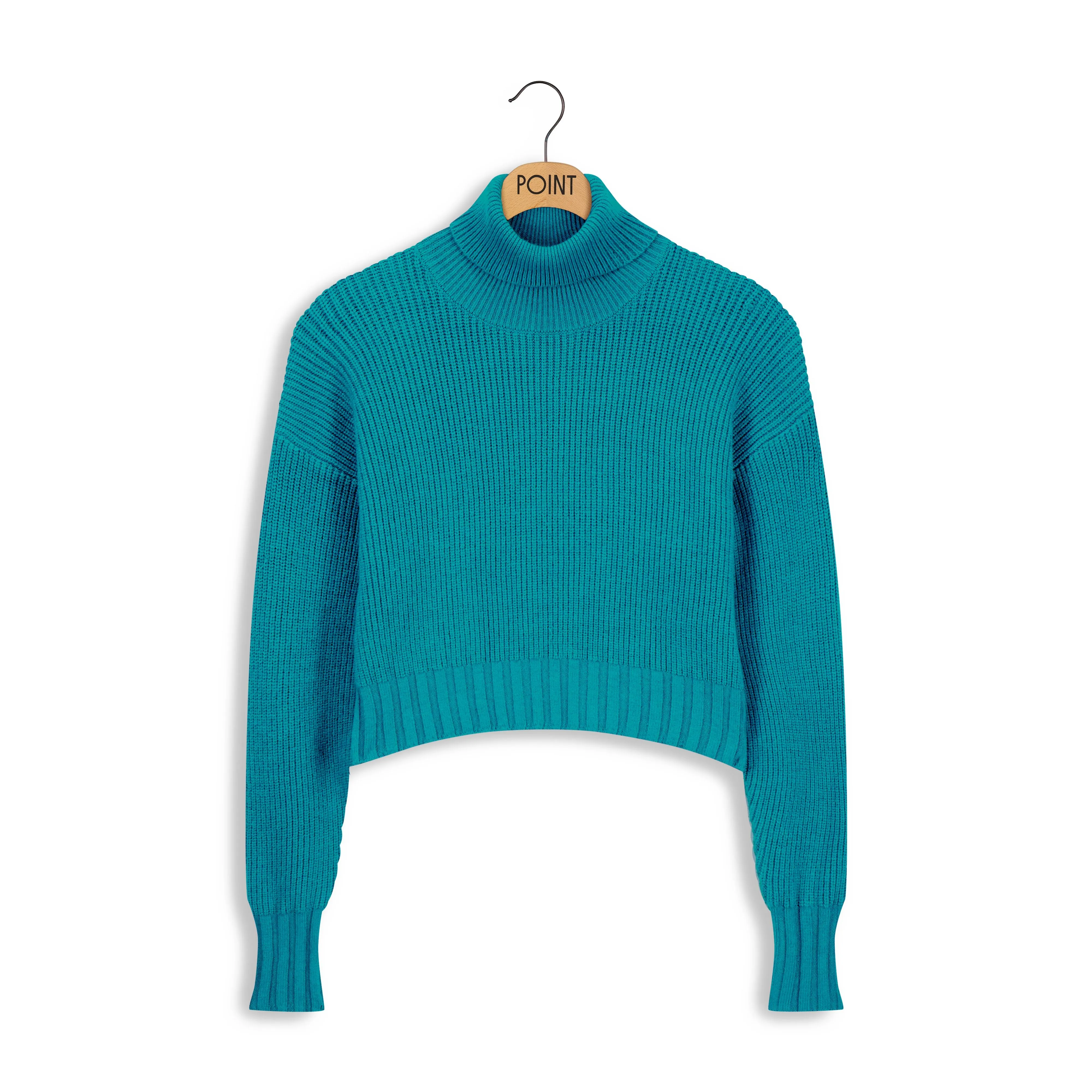 POINT CROP TURTLENECK PULLOVER