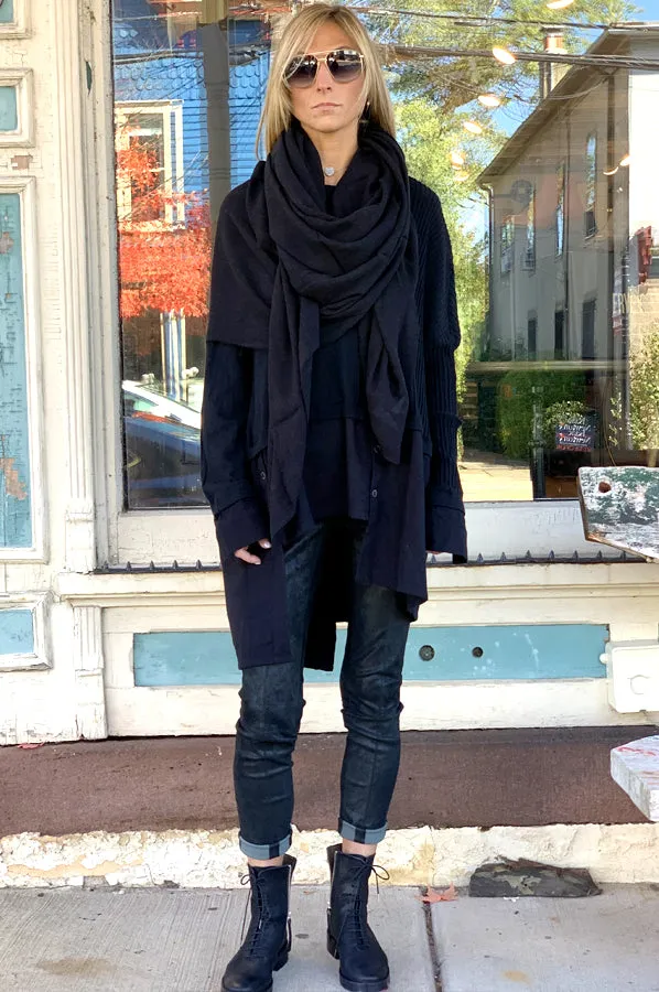 Raffe Scarf - Black