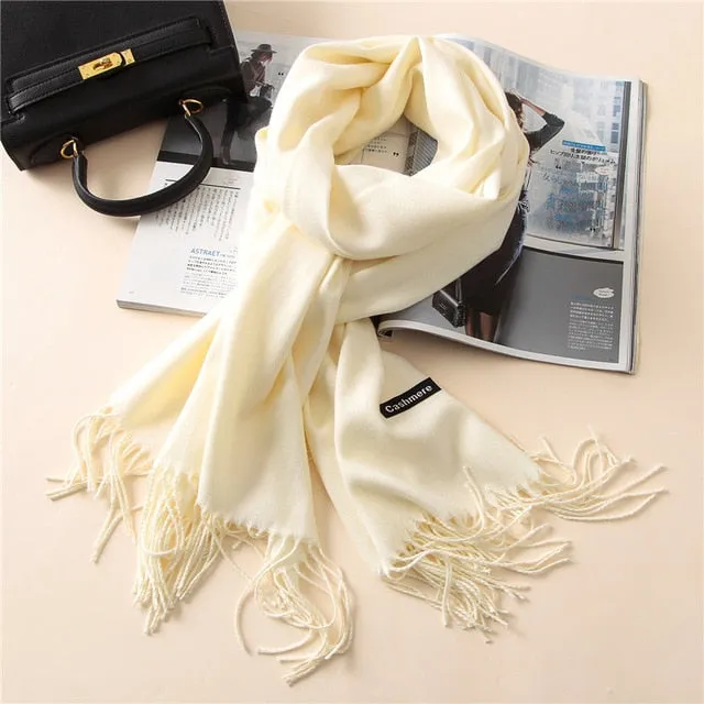 Soft Cashmere Women Scarf