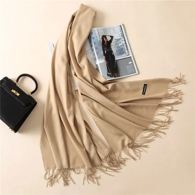 Soft Cashmere Women Scarf