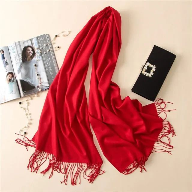 Soft Cashmere Women Scarf
