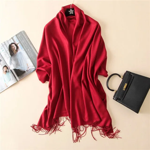 Soft Cashmere Women Scarf