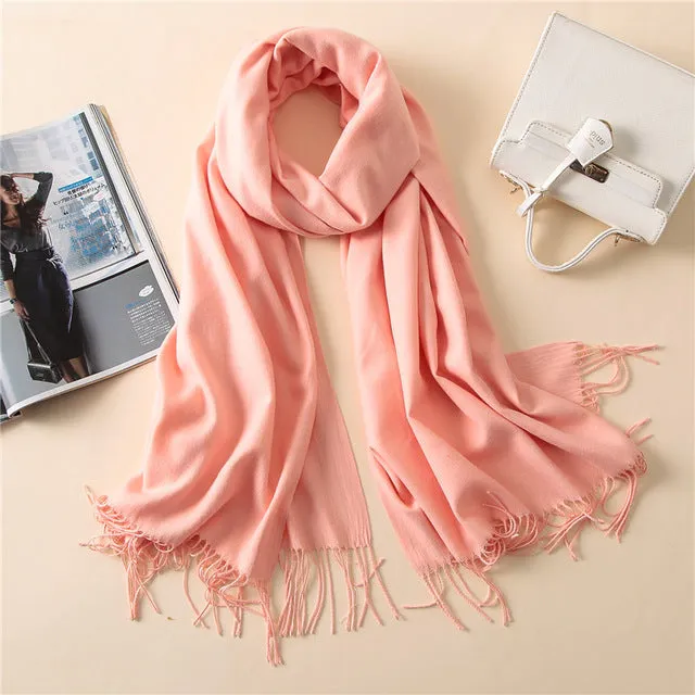 Soft Cashmere Women Scarf