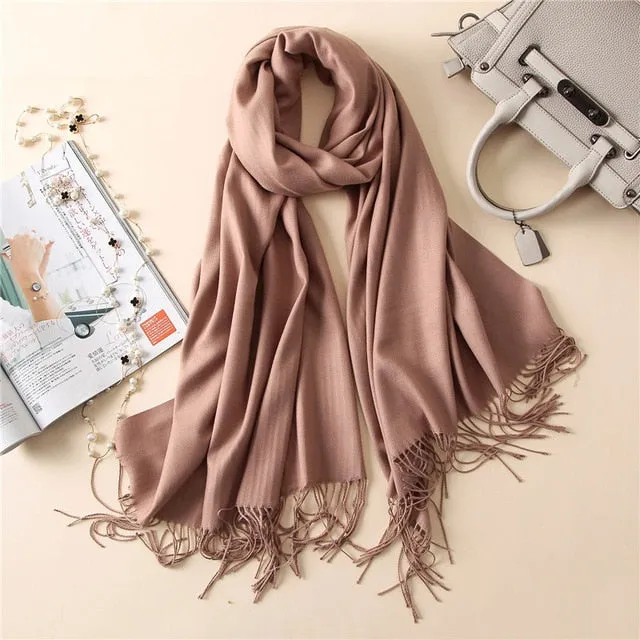 Soft Cashmere Women Scarf