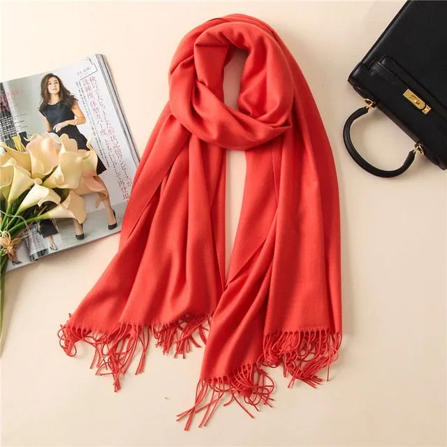 Soft Cashmere Women Scarf