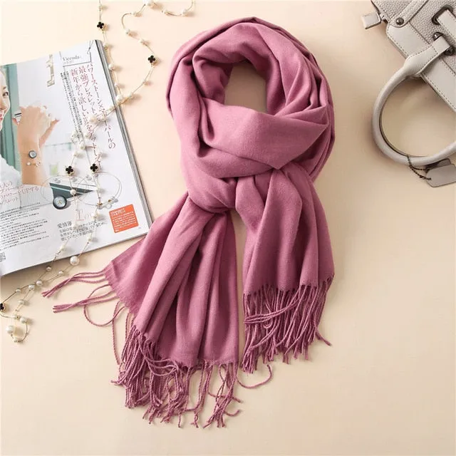 Soft Cashmere Women Scarf