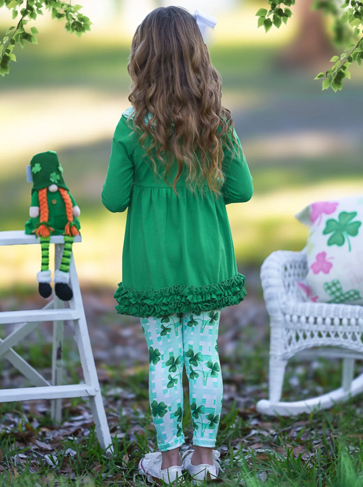 St. Paddy's Lucky Clover Print 3 Piece Set