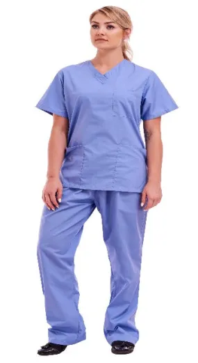 Unisex Medical Scrub Trouser | Hospital Blue