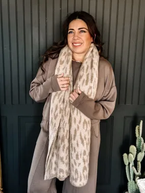 Wild Side Leopard Print Scarf