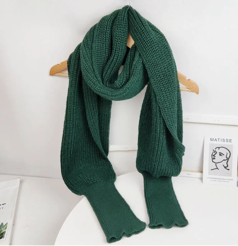 Women's Wool Sweater Scarf